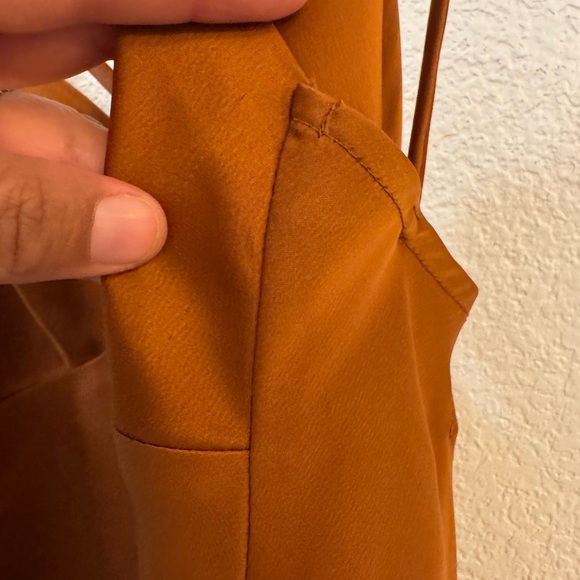 Urban Outfitters Brown Satin Mini Dress - Picture 8 of 15